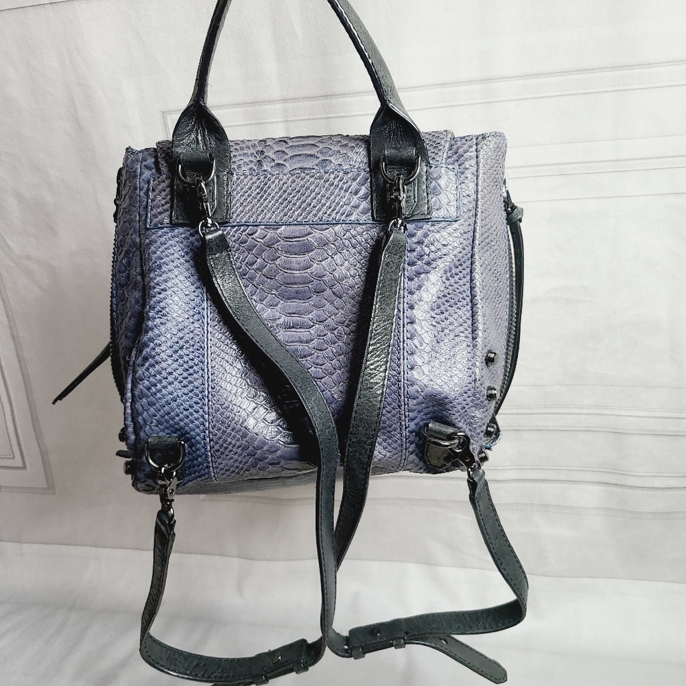 Botkier Warren Python Print Leather Backpack - Picture 4 of 10